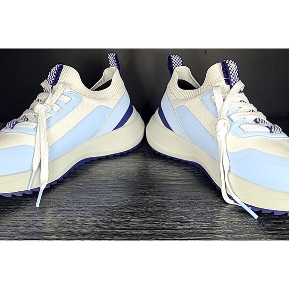 Vessi Stormburst Low Top Men Size 9 Waterproof Sneakers Selene Blue White NEW main image 8